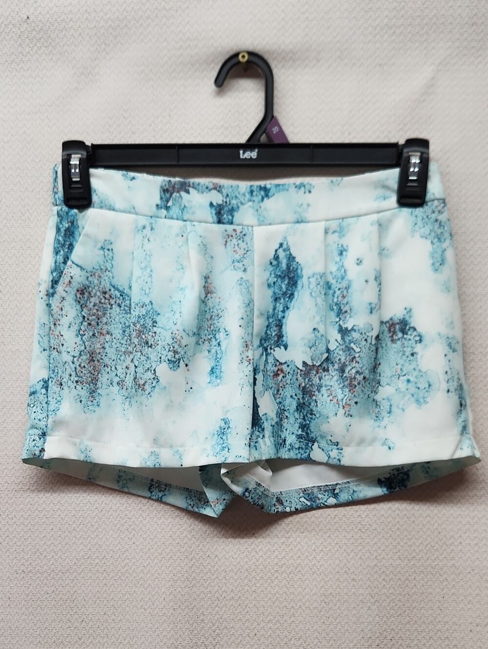 Mossimo Supply Co. Aqua Marble Pleated Skort